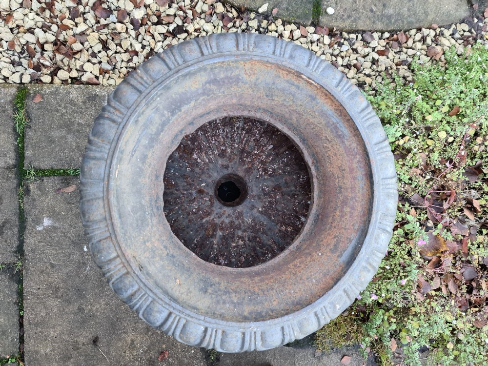 Handsome Pair of Cast-iron Urns View IV