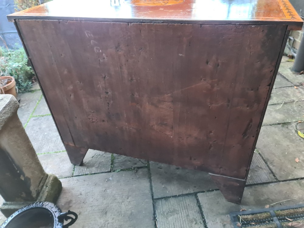 Handsome 18th Century Marquetry Chest View VI