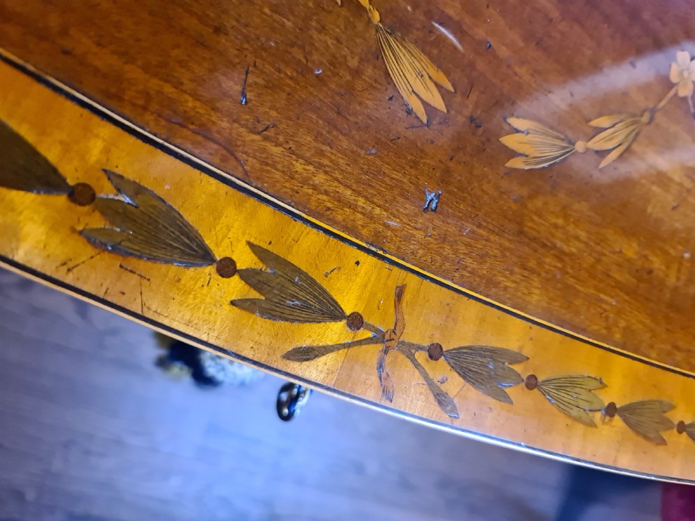 Handsome 18th Century Marquetry Chest View VII
