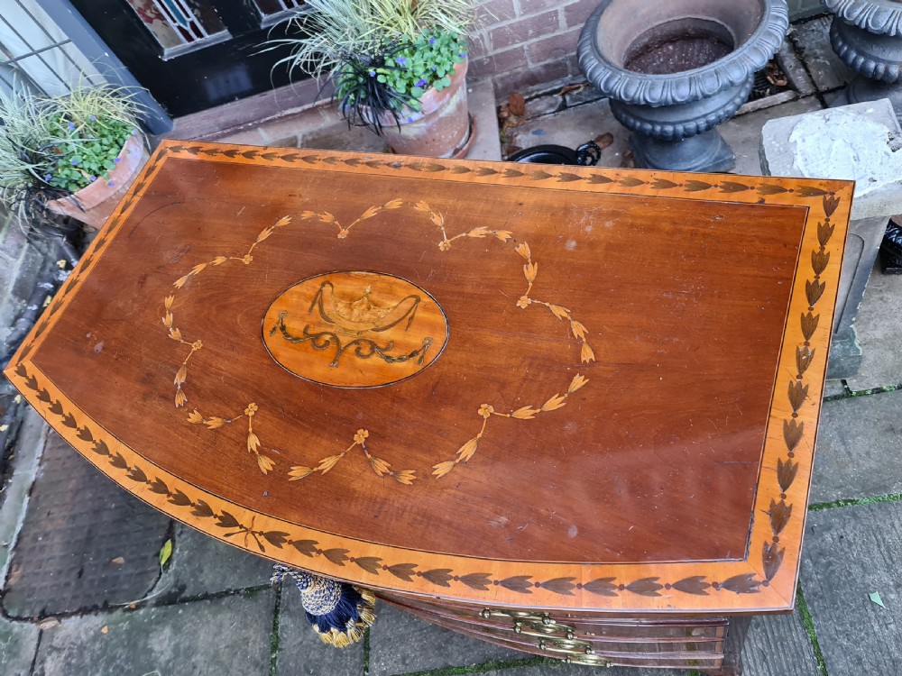 Handsome 18th Century Marquetry Chest View XII