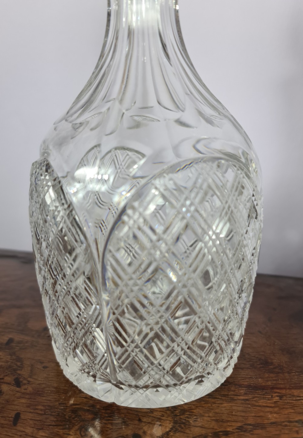 Elegant pair of Silver collared Decanters by Mappin & Webb View II