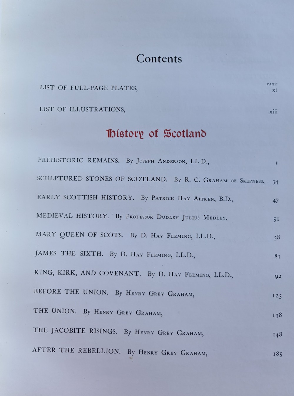 Scottish History & Life - Published 1902 View XII