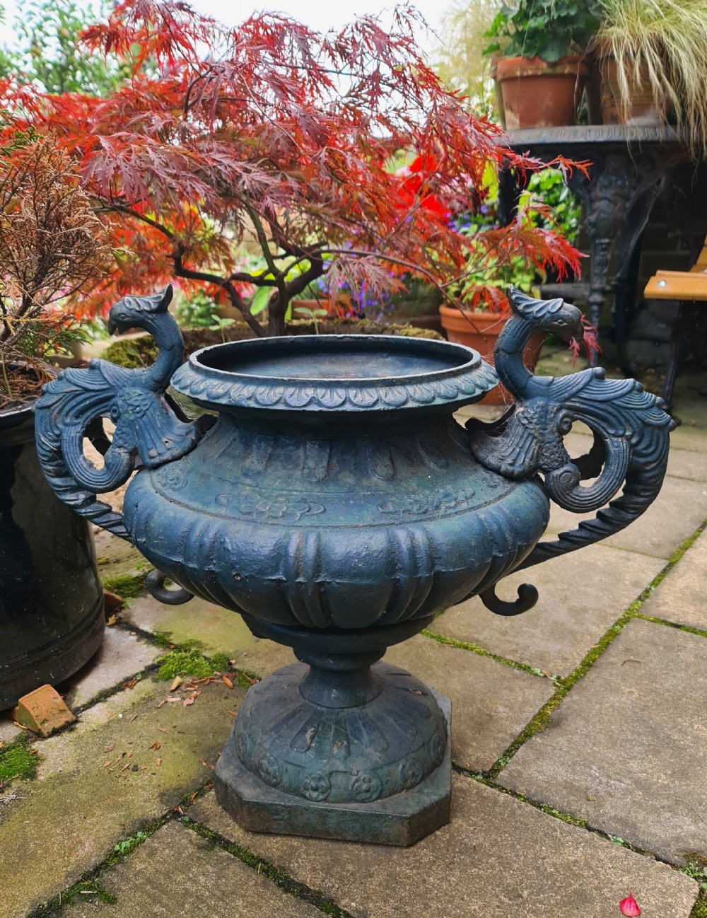 Wonderful Cast-iron French Garden Urn
