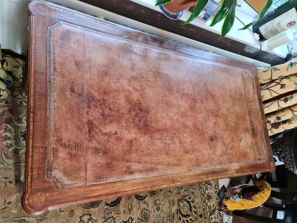 Handsome example of an Edwardian Writing Table View III