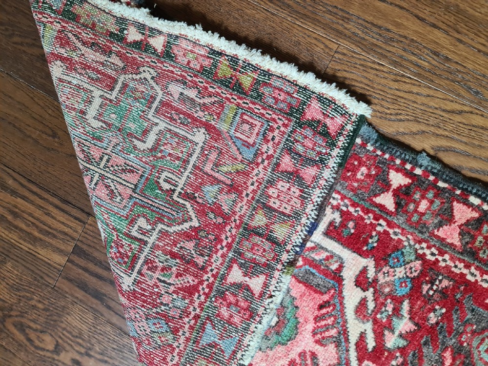 Beautiful Heriz Runner c1930 View IV