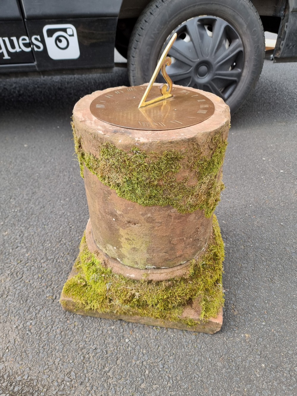 18th/19th Century Scottish Red Sandstone Plinth/Pedestal View V