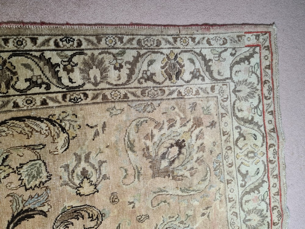 Excellent Vintage Tabriz Persian Rug View IV