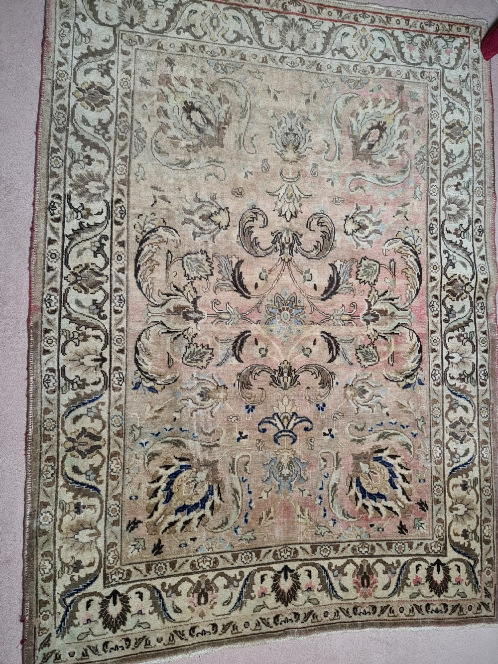 Excellent Vintage Tabriz Persian Rug