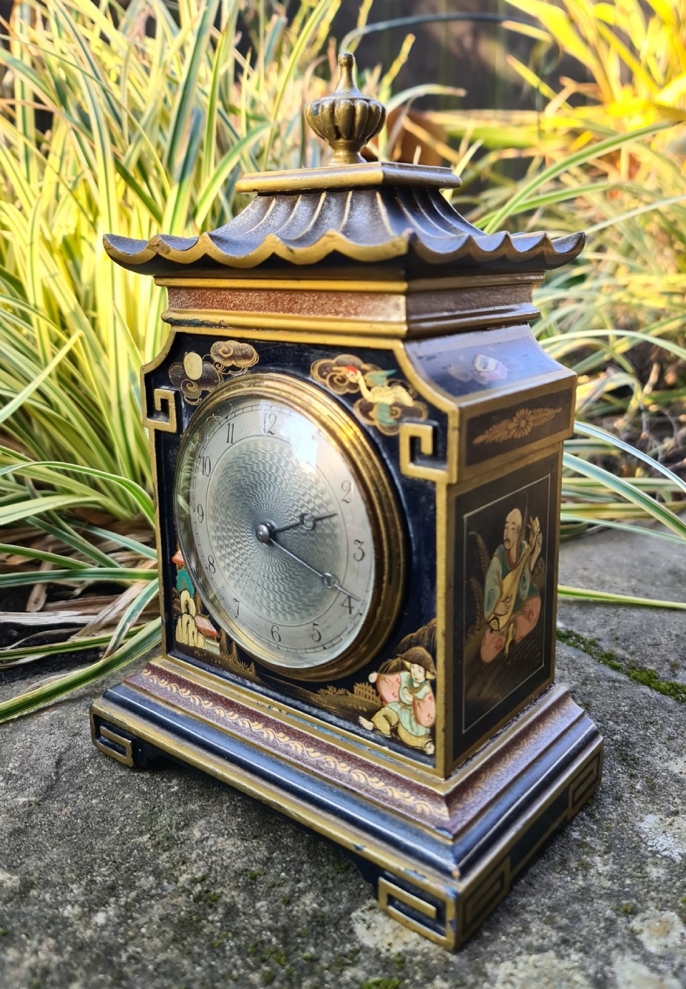 Chinoiserie Mantel Clock c1930