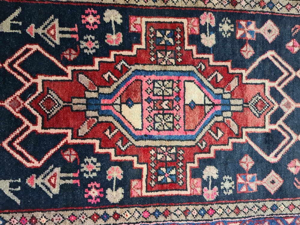 Persian Heriz Runner c1930 View II