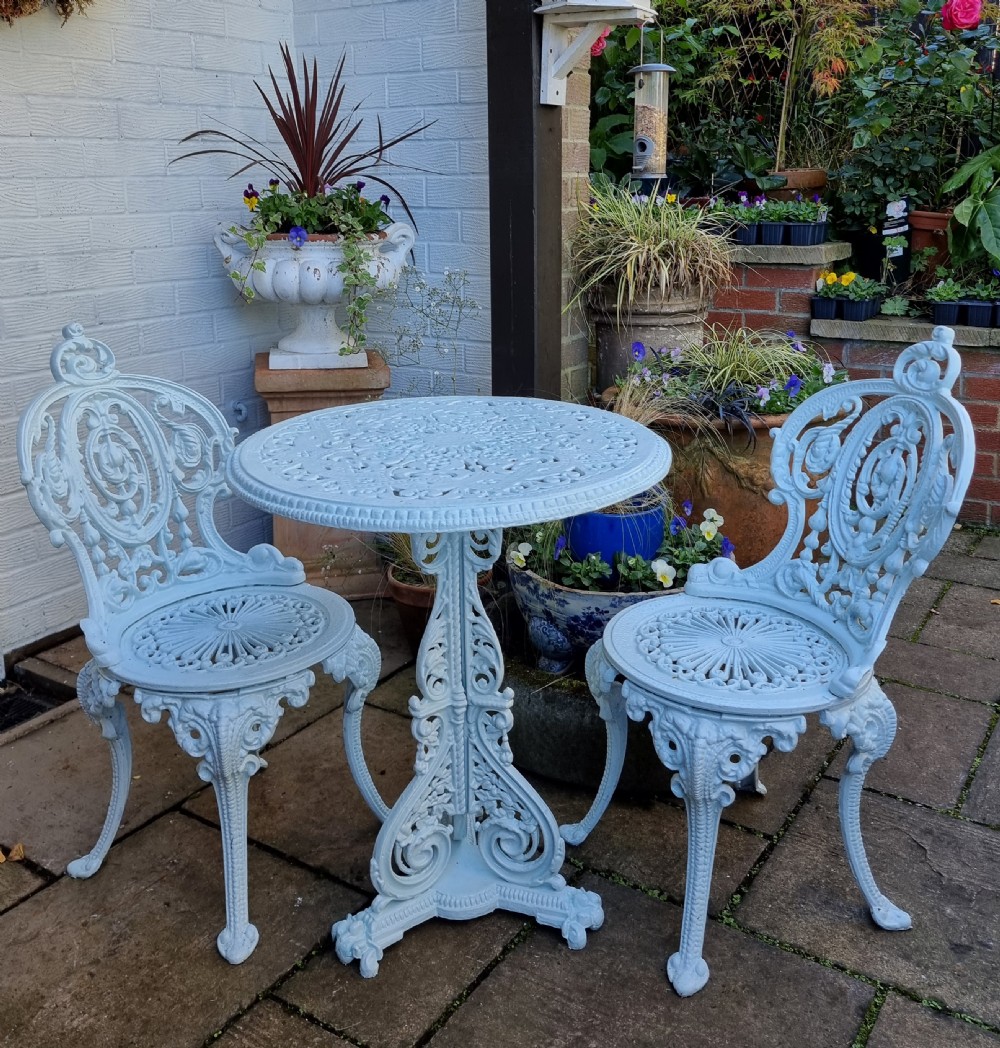 Rare Victorian Christopher Dresser Design Cast-iron Garden Table