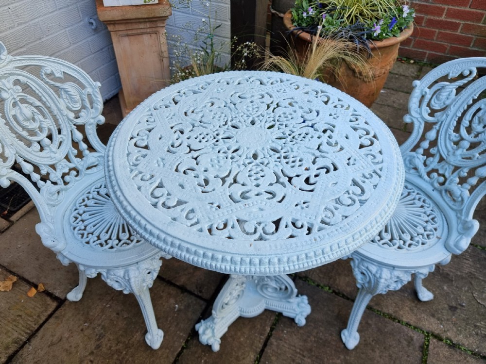 Rare Victorian Christopher Dresser Design Cast-iron Garden Table View II