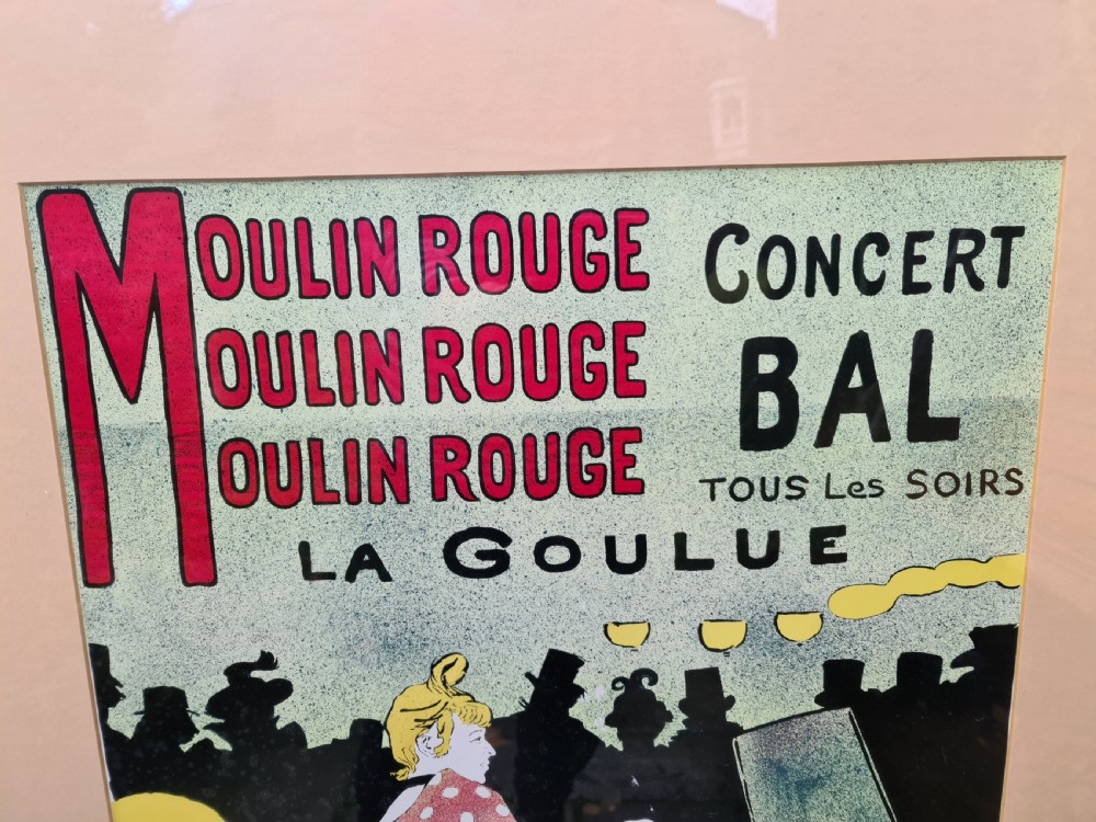 Vintage French Promotional Poster (Toulouse Lautrec) early 20th C View VII