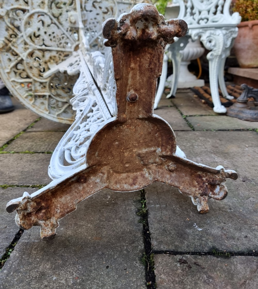 Victorian Christopher Dresser Design Cast-iron Garden Bistro Table View V