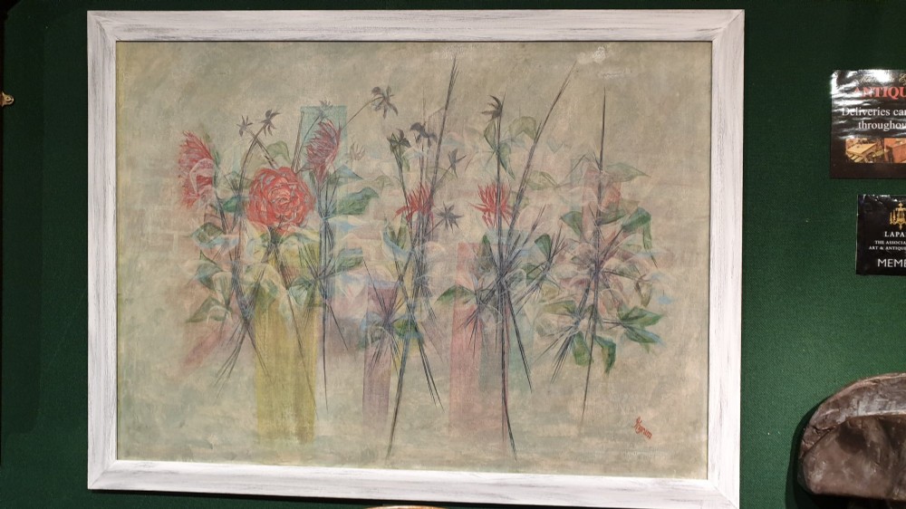 Mark Ingram Beautiful Large Framed Painting on Canvas. c.1960.