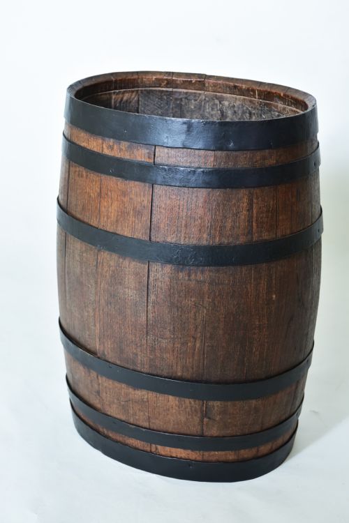 19th Century Oak Barrel/umbrella or Stick Stand