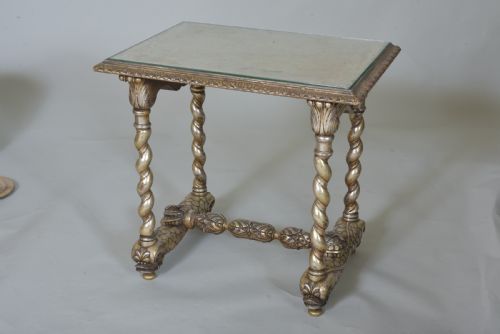 Silvered Italian Grotto Style Table