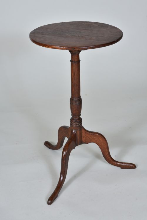 Small 18th Century Oak Tripod Table
