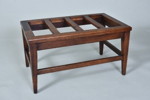 Antique Oak Luggage Rack