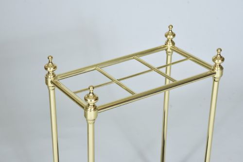 19TH CENTURY BRASS STICK OR UMBRELLA STAND - ADDITIONAL PHOTO 1