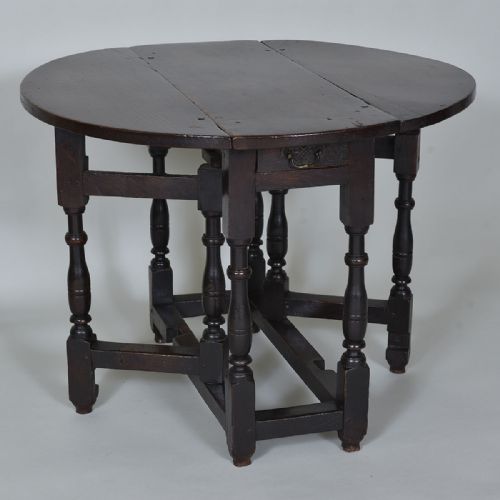 Small 17th Century Oak Gateleg Table