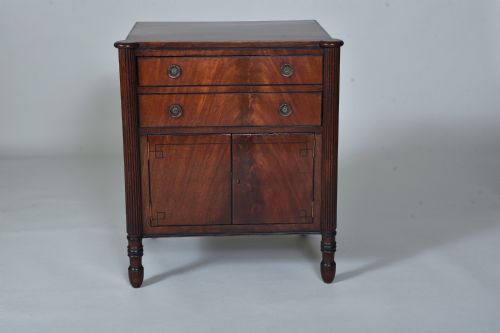 19th Century Mahogany Bedside Table/commode