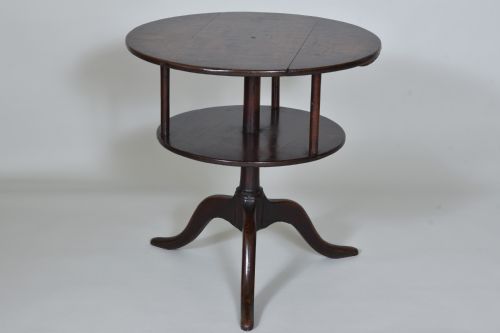 Rare 18th Century Oak Dumb Waiter