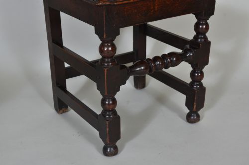 fig 1. Fine Pair of Queen Anne Welsh Oak Chairs