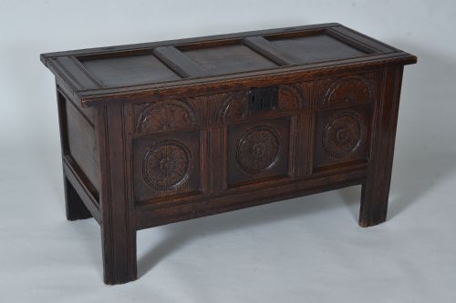 fig 1. 17th century Oak Coffer