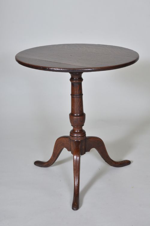 18th Century Oak Tripod Table