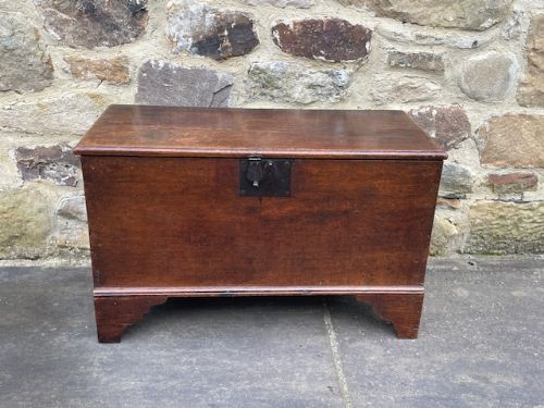 Small Oak Coffer Circa 1790