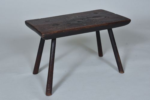 Antique Primitive Stool - Pig Bench