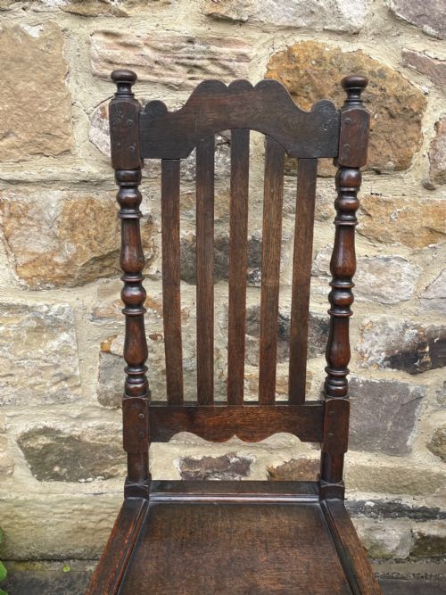 PAIR OF LATE 17TH CENTURY OAK CHAIRS - ADDITIONAL PHOTO 3