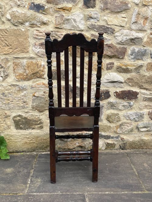 PAIR OF LATE 17TH CENTURY OAK CHAIRS - ADDITIONAL PHOTO 4