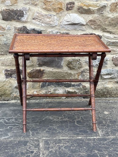 Faux Bamboo Table