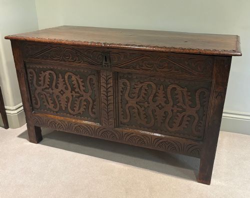 fig 1. 17th century Oak Coffer