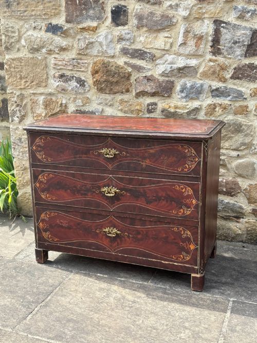 PAINTED CHEST OF DRAWERS - ADDITIONAL PHOTO 1