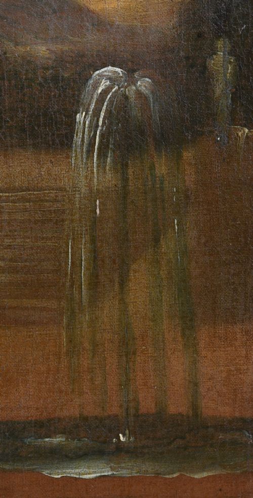 LARGE 18TH CENTURY PORTRAIT OF A GIRL - ADDITIONAL PHOTO 3