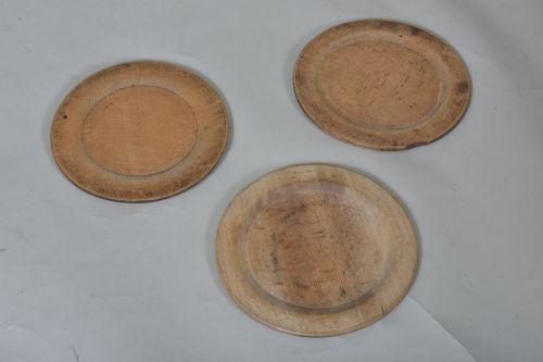Three Wooden Trenchers