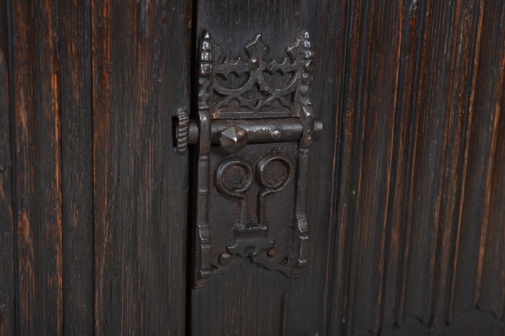 Arts and Crafts Oak Cupboard View V