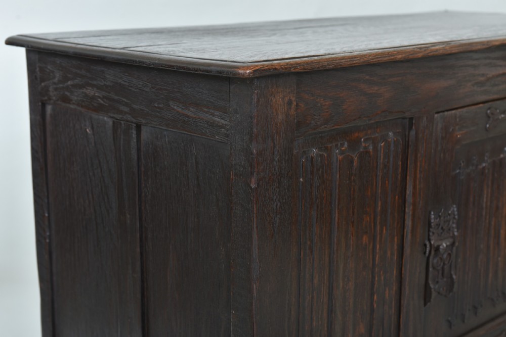 Arts and Crafts Oak Cupboard View VI