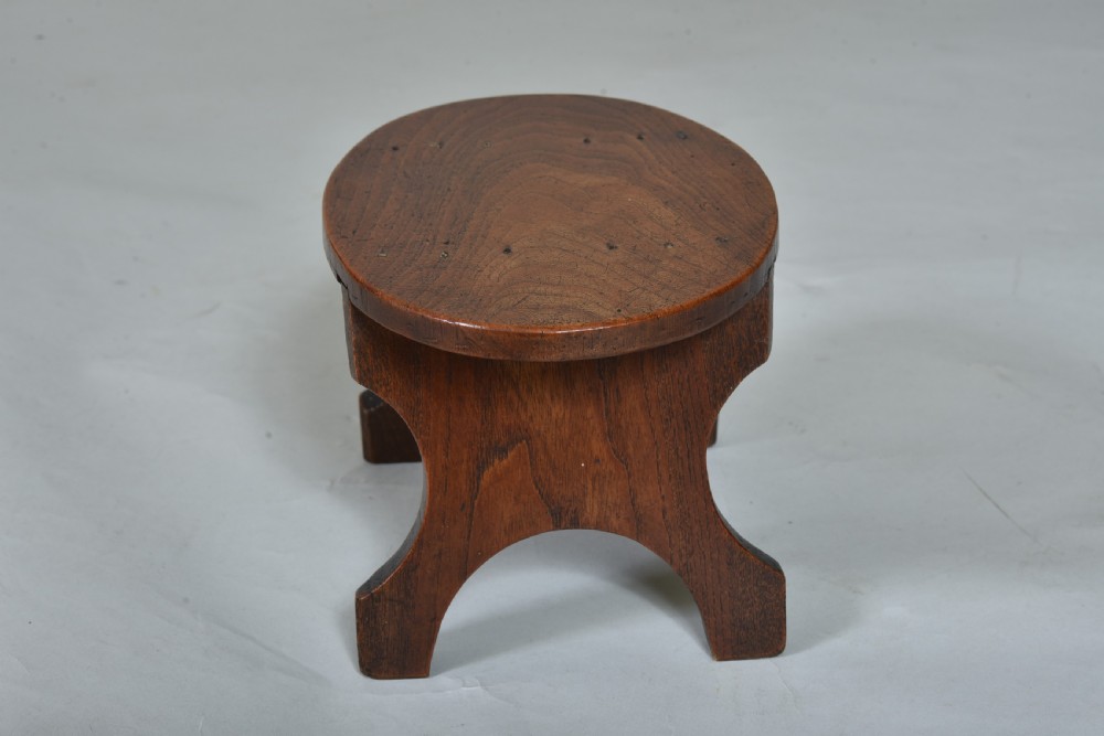 19th century Mahogany Stool View V
