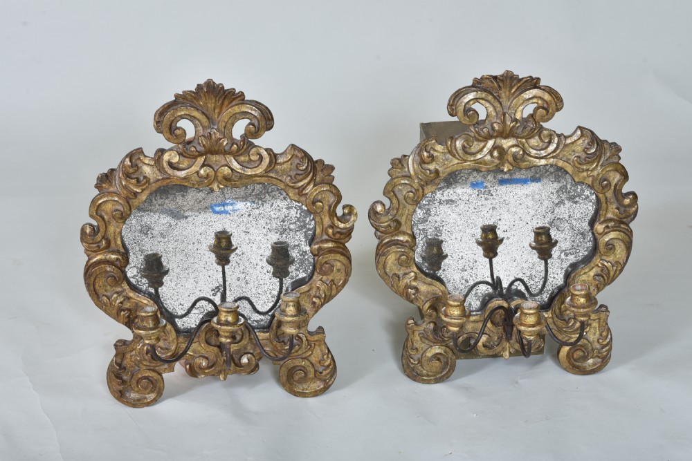 Fabulous Pair of Continental 18thcentury Girandoles View III