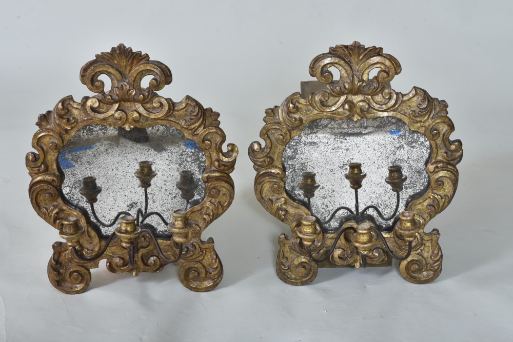 Fabulous Pair of Continental 18thcentury Girandoles View IV