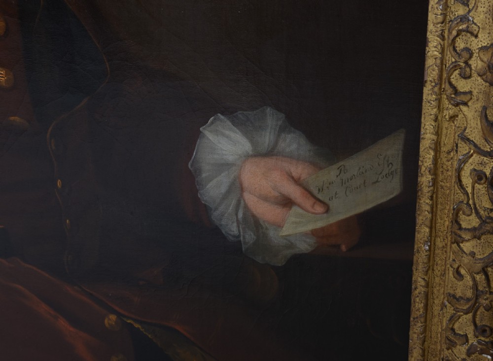 Large 18th century Portrait of William Morland Esq. View IV