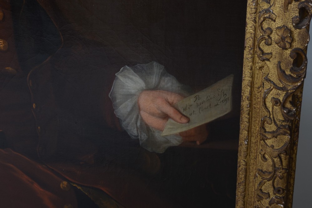 Large 18th century Portrait of William Morland Esq. View V