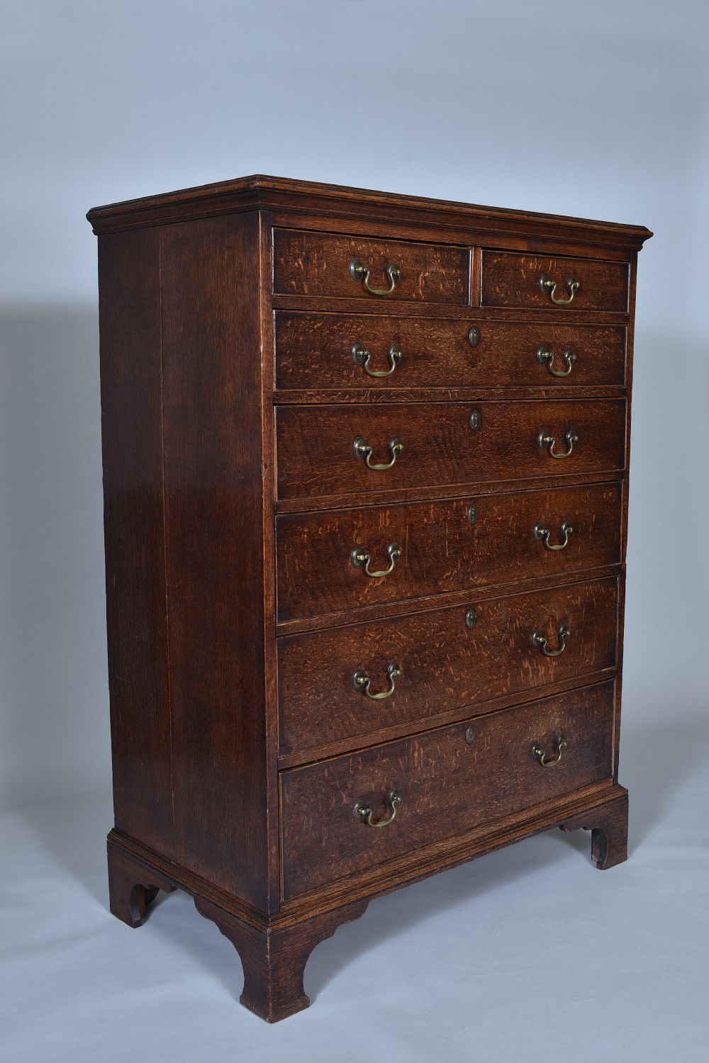 18th century Oak Tallboy View IV