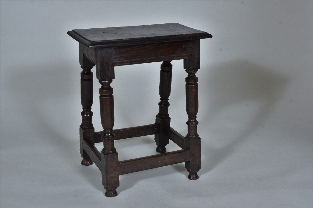 17th century Oak Joint Stool