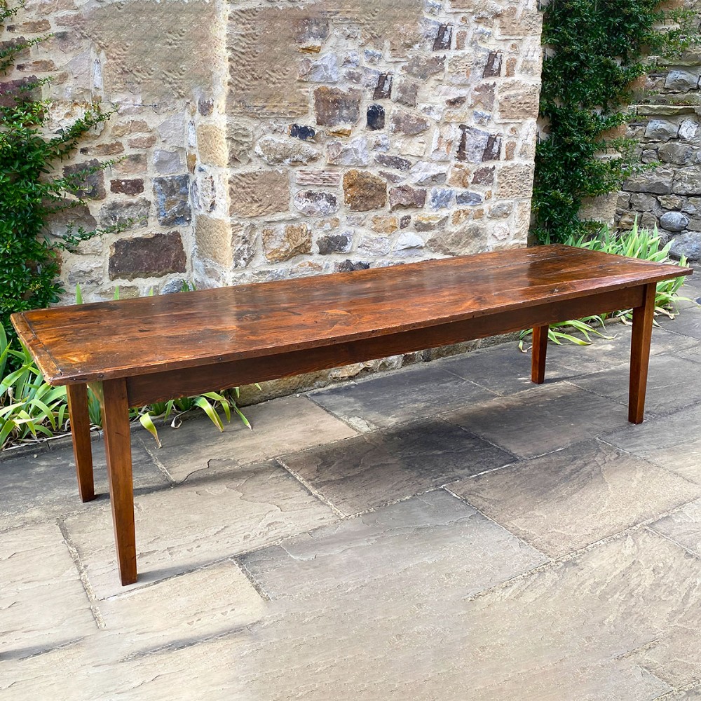 Large Dining Table. Circa 1800. Excellent patination.