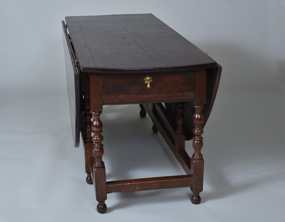 17th century Oak Gateleg Dining Table of a good size View II